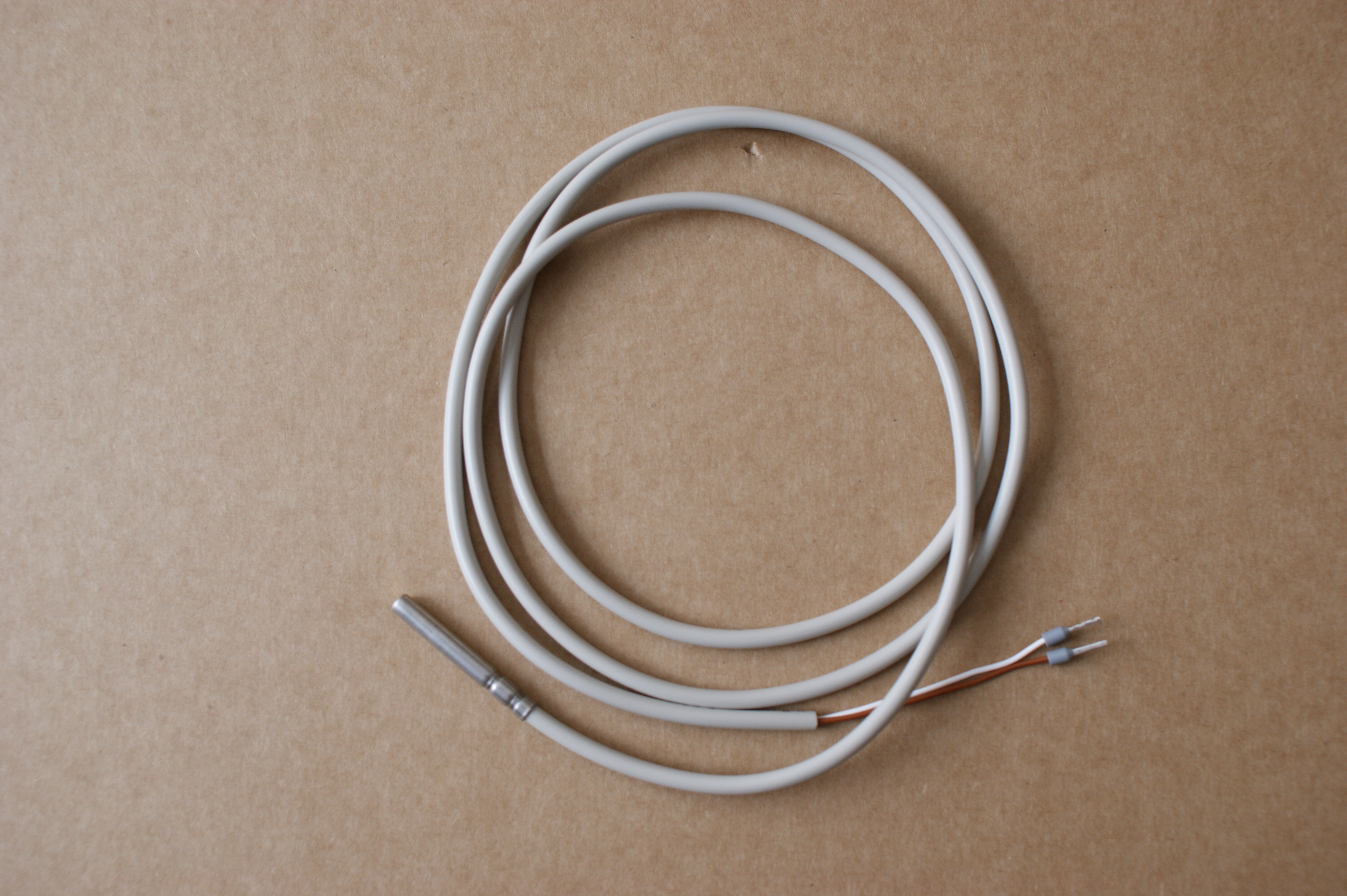 1St. MDT Temperatur-Fühler SCN-PTST3.01 PT1000 6x50mm Anschl.Kabel 3m