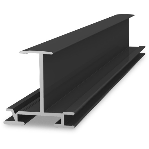 1St. K2 Systems 2004217, InsertionRail 35; 5.40 m, schwarz eloxiert