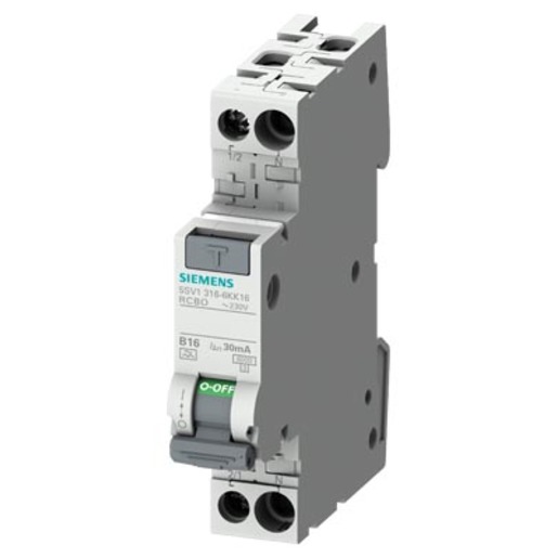 1St. Siemens 5SV1316-6KK10 FI/LS kompakt 1P+N 6kA Typ A 30mA B10