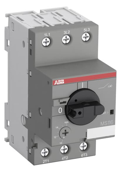 1St. ABB MS116-10 Motorschutzschalter 6,3-10A 1SAM250000R1010