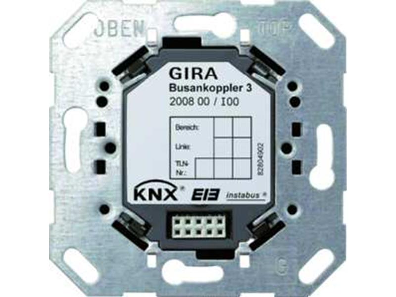 1St. Gira 200800 Busankoppler 3 KNX Einsatz