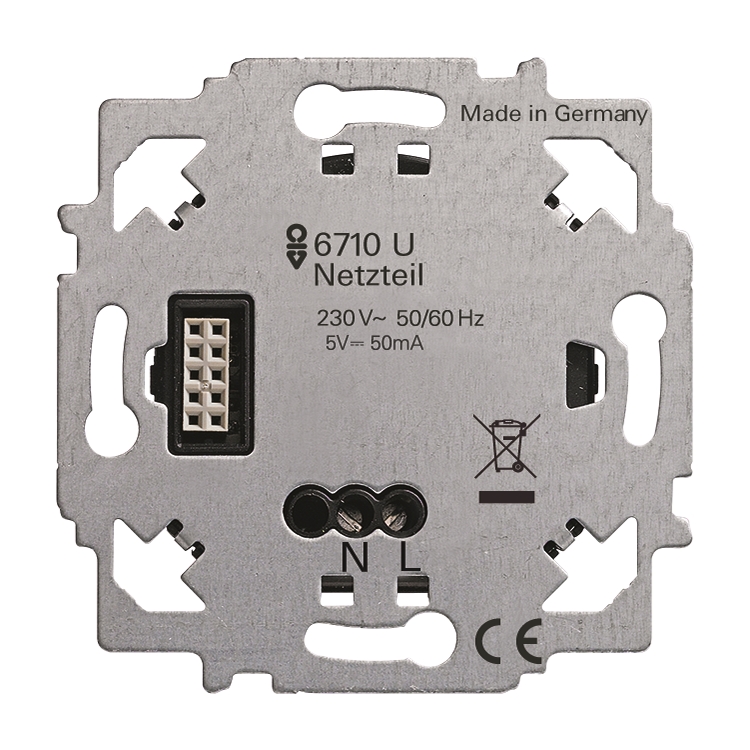 1St. Busch-Jaeger 6710 U Netzteil-Einsatz ZigBee Light Link, Zur Spannungsversorgung von ZigBee Light Link-Bedienelementen. Fernsteuerung