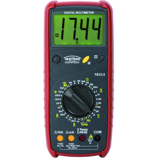 1St. Testboy 313 Digital Multimeter bis 600V bis 10A