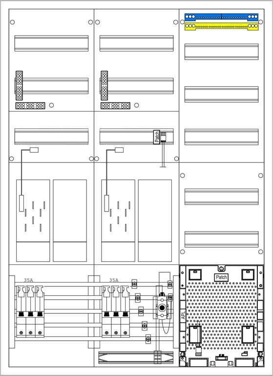 1St. F-Tronic EHZ61APZ-0035-TCEHZ EHZ61APZ-0035-TCEHZ, 2 ZP, 2R,, 1V, 2DS, 2APL, 2 SLS 35A,TCEHZ 7120849