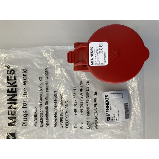 1St. Mennekes 999390 Amaxx CEE Anbausteckdose, 16A 5P 400V IP44