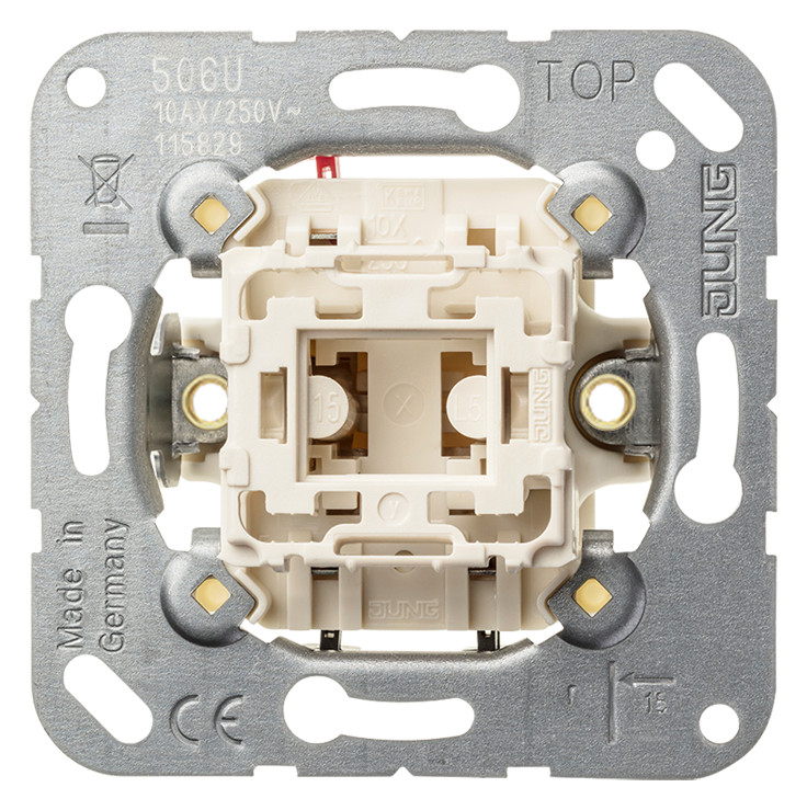 1St. Jung 506EU Wippschalter Universal Aus-Wechsel