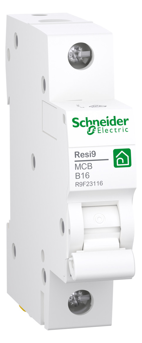 1St. Schneider Electric R9F23116 Leitungsschutzschalter Resi9 1P, 16A, B Charakteristik, 6kA