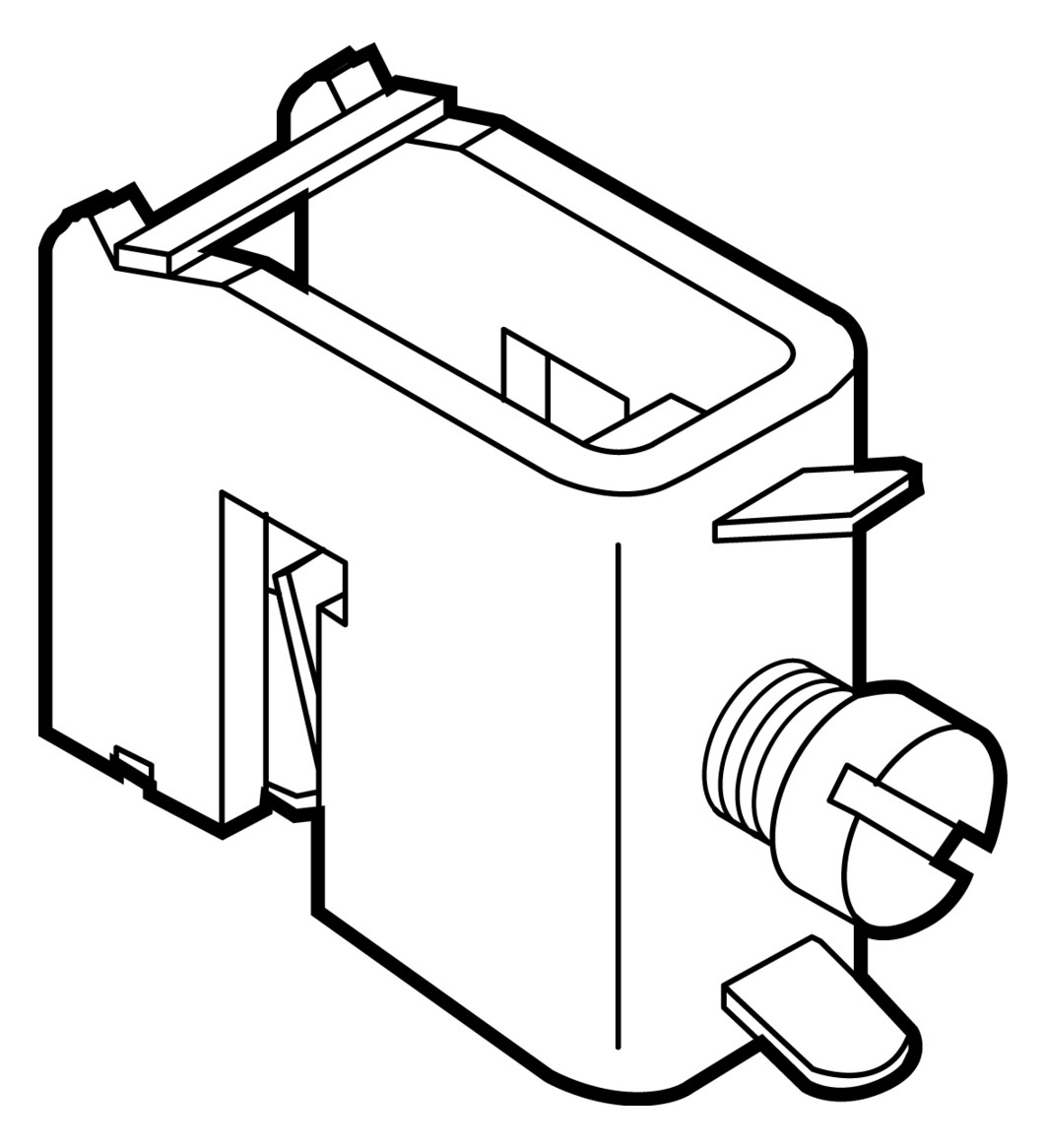 1St. ABN XSH120-5 Sammelschienen-Klemme