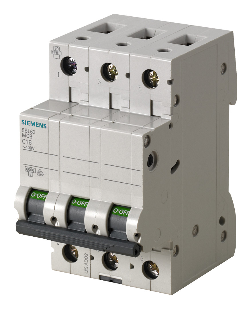 1St. Siemens 5SL6325-6 Leitungsschutzschalter 400V 6kA, 3-polig