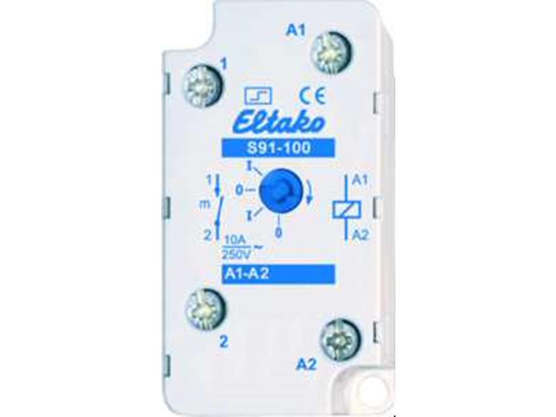 1St. Eltako S91-100-12V Stromstoßschalter 12V. 1 Schließer 10A/250V AC 91100011