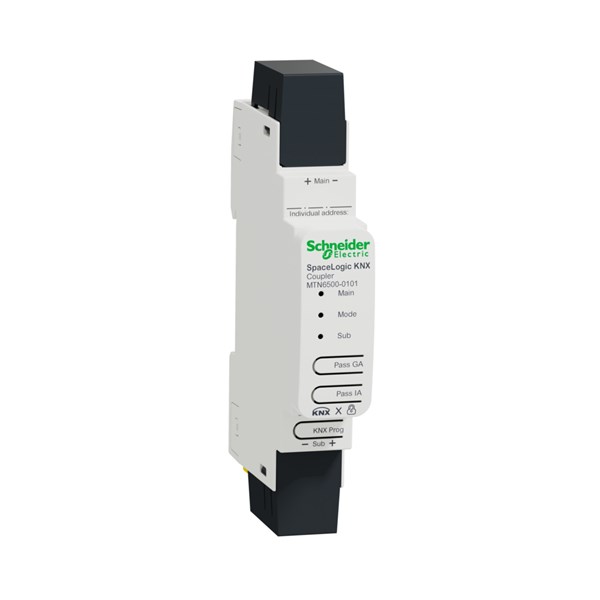 1St. Schneider Electric MTN6500-0101 SpaceLogic KNX-Koppler DIN-Schiene