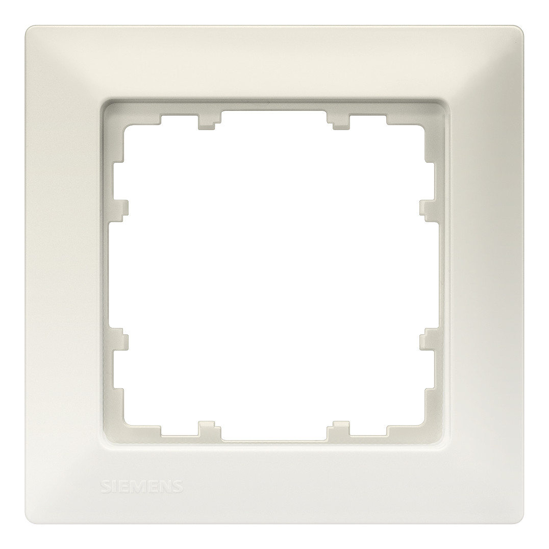 1St. Siemens 5TG25510 Delta Line, Rahmen 1-fach, titanweiss, 80 x 80 mm 5TG2551-0