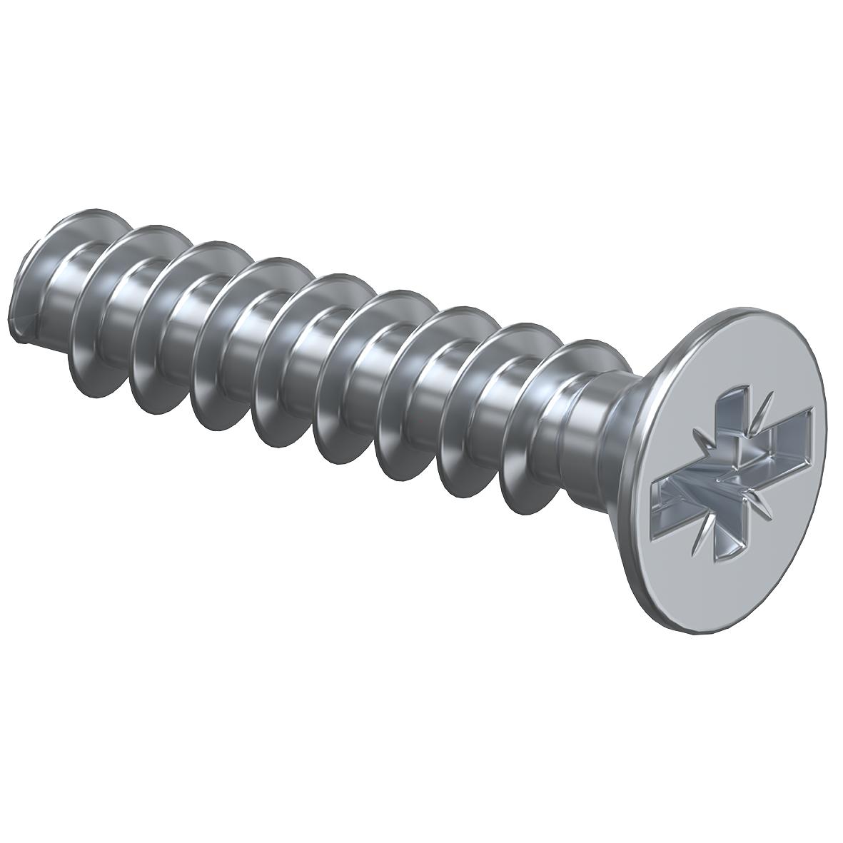 100St. Kaiser 2472-15 Geräteschrauben PlusMinus d=3,2x15mm gvz