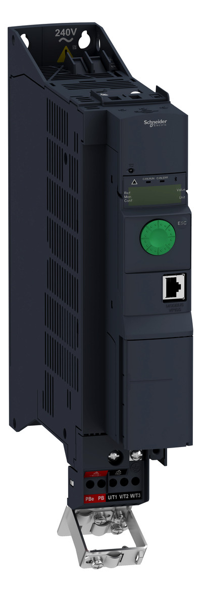 1St. Schneider Electric ATV320U40N4B Frequenzumrichter ATV320, 4kW, 380-500V, 3 phasig, Buch