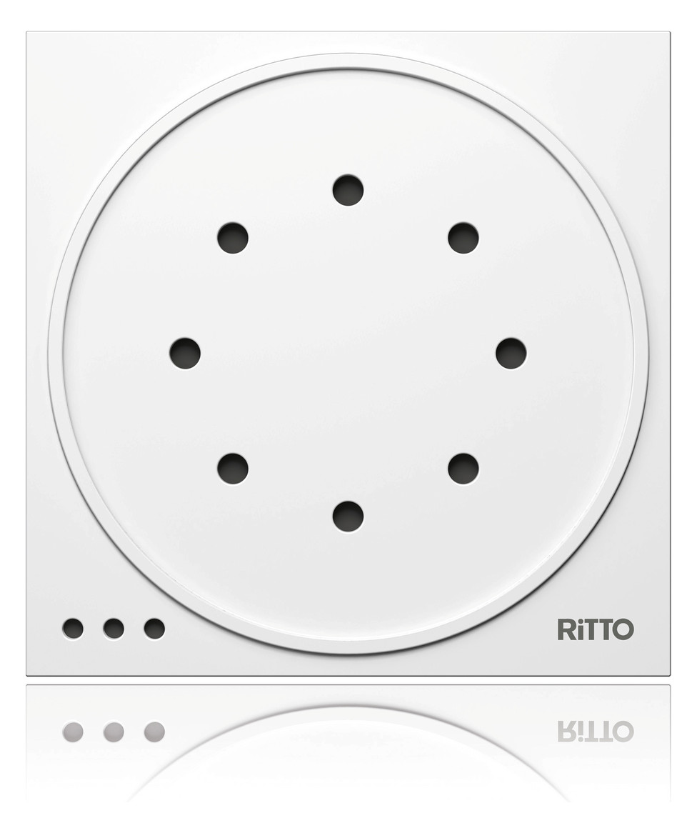 1St. Ritto 1875970 Portier Türsprechmodul, weiß