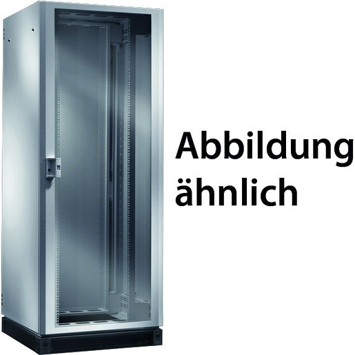 1St. HTE800042HE1000BSERV, 19 Serverschrank 42HE, BHT: 800x2100x1000mm, Stahlblech, Türe Stahlblech gelocht