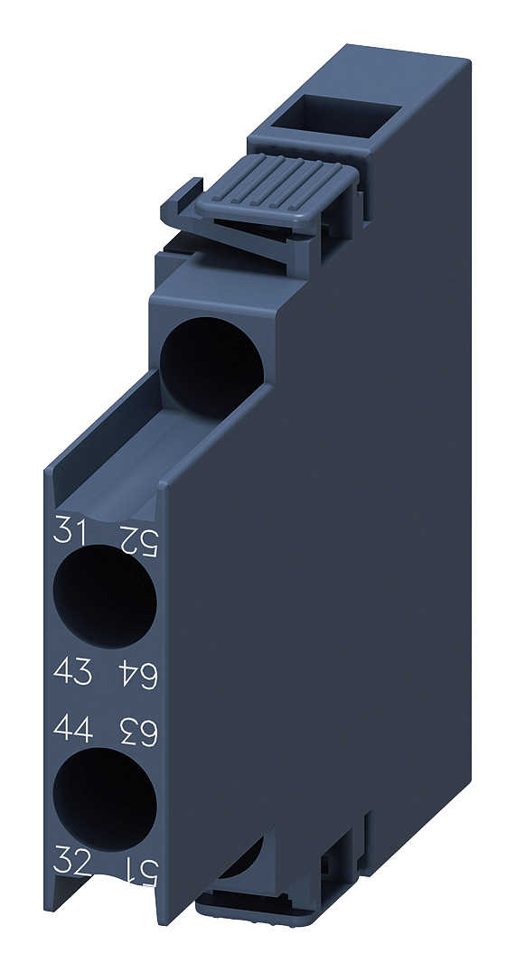 1St. Siemens 3RH2921-1DA02 Hilfsschalterblock seitlich, 2Ö, stromb.