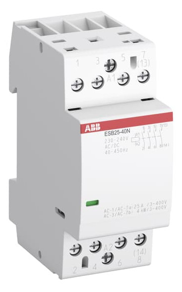 1St. ABB ESB25-22N-06 Installationsschütz 2S/2Ö, 230-240V AC/DC 1SAE231111R0622