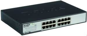 1St. D-Link DGS-1016D/E GigaExpress 16-Port Gigabit Switch