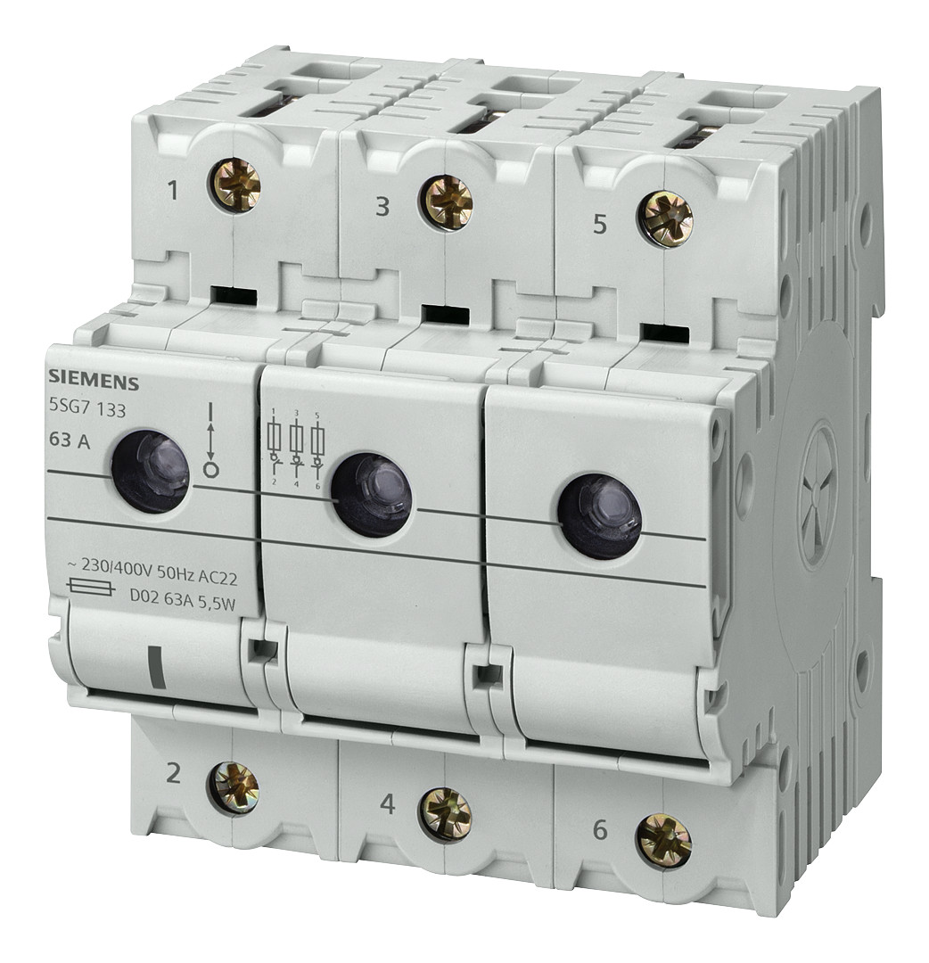 1St. Siemens 5SG7133-8BA35 MINIZED, Lasttrennschalter mit Sicherung