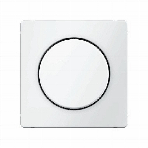 1St. Berker 11376089 Zentralstück mit Regulierknopf für Drehdimmer Q.1/Q.3 polarweiß samt