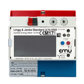 1St. Lingg Janke REG KNX 3-Phas EZ-EMU-DSTD-D-REG-FW Standard direktmessend 3x230/400VAC