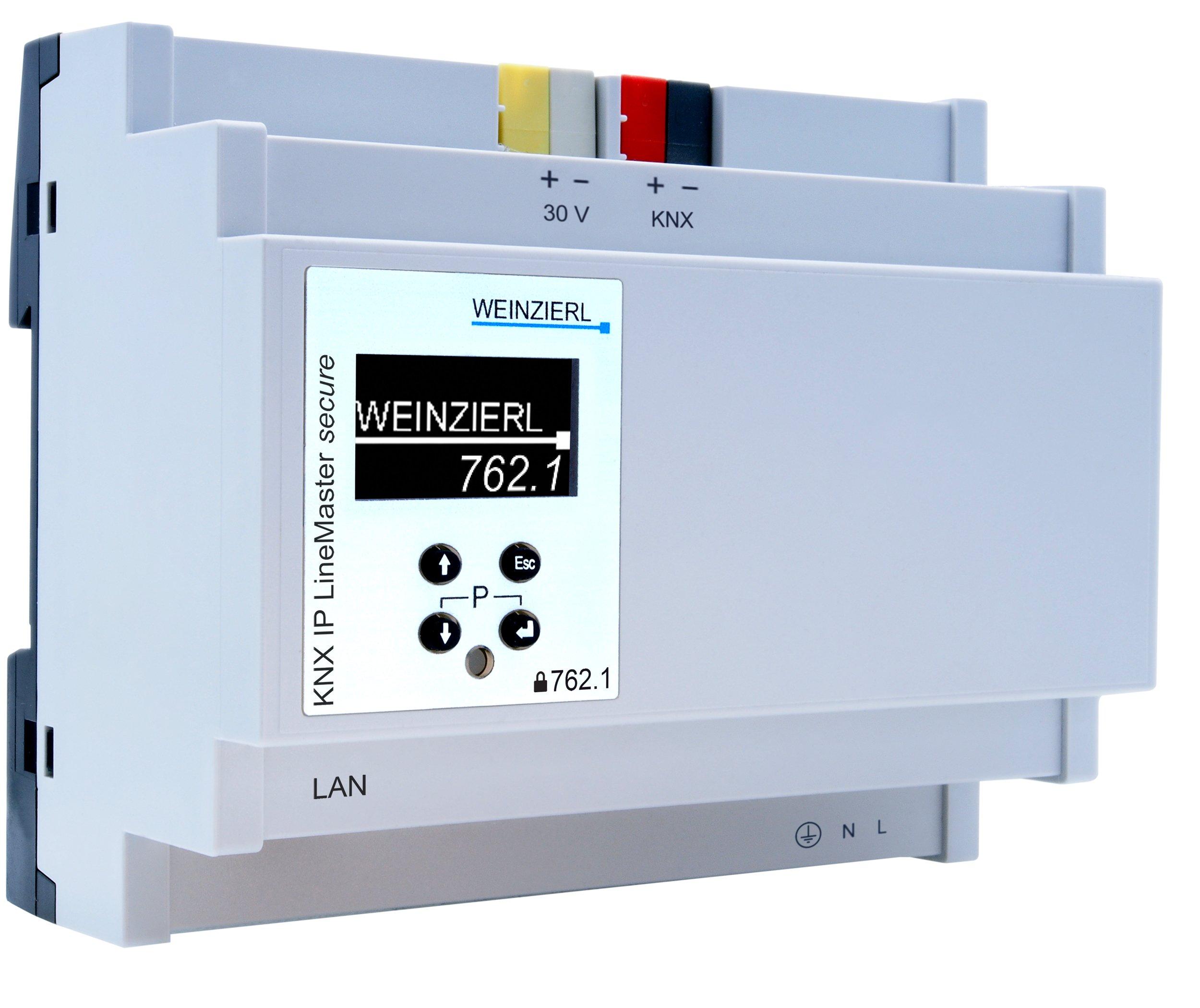 1St. Weinzierl 5465 KNX IP LineMaster 762.1 secur.Spannungsversorg.640mA m.IP Router