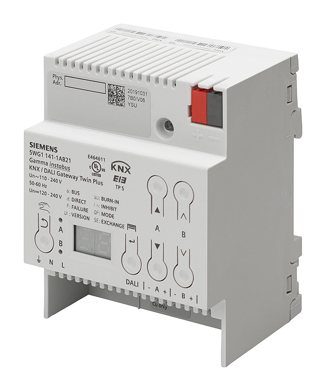 1St. Siemens N 141/21 KNX/DALI Gateway Twin plus, 2 Kanäle