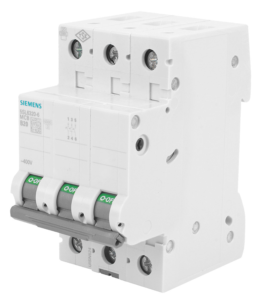 1St. Siemens 5SL6320-6 Leitungsschutzschalter 400V 6kA, 3-polig