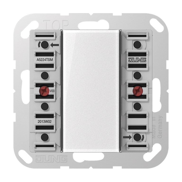 1St. Jung A5224TSM Tastsensor-Modul 24 V 2fach AC/DC 24 V 2-kanalig (4 Schaltpunkte) Beschriftungsfeld A 5224 TSM