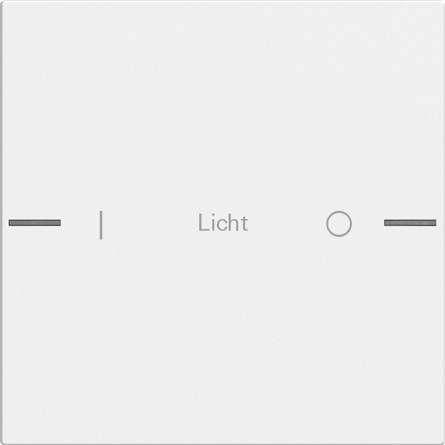 1St. Gira 576127 Wippenset 1fach individuell für Tastsensor 4, einweiß seidenmatt