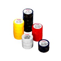 250m 10 Rollen a 25m Cellpack No.128 0.15x19x25 sw PVC-Isolierband, schwarz, D:0.15 B:19mm L:25m