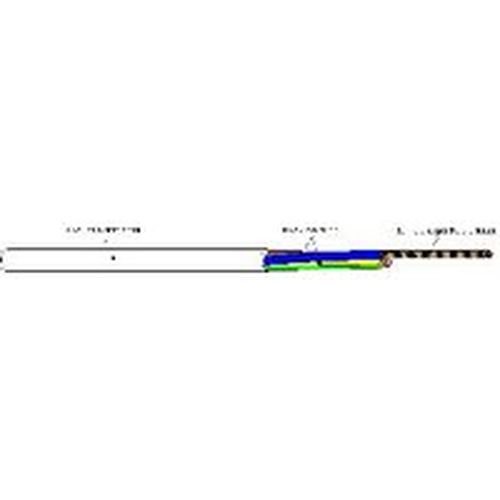 50m H03VV-F 2x0,75 PVC-Schlauchleitung weiß 2G0,75