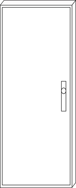 1St. F-Tronic ZA142 Leergehäuse ZA142, IP31, H=1400mm, B=550mm 7120517