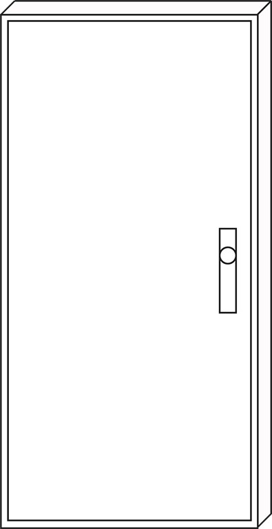 1St. F-Tronic ZA112 Leergehäuse ZA112, IP31, H=1100mm, B=550mm 7120507