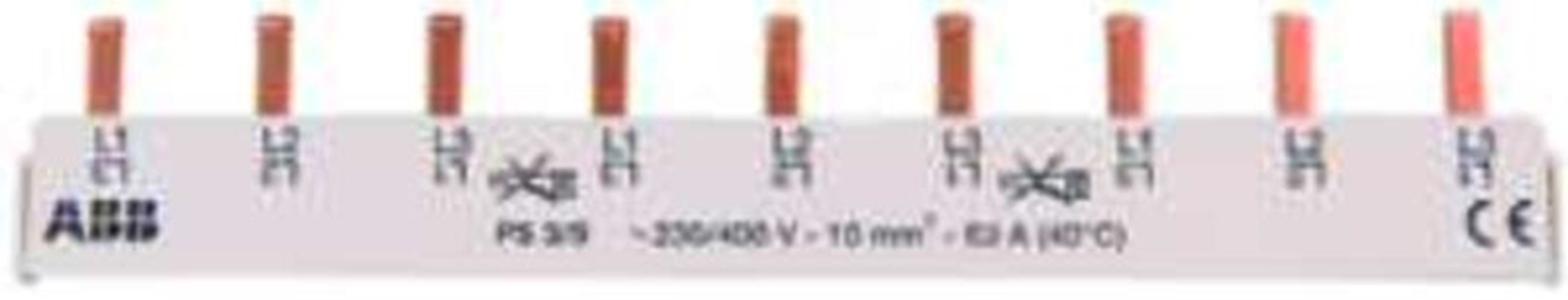 1St. ABB PS3/60 2CDL230001R1060 Phasenschiene 60-modulig