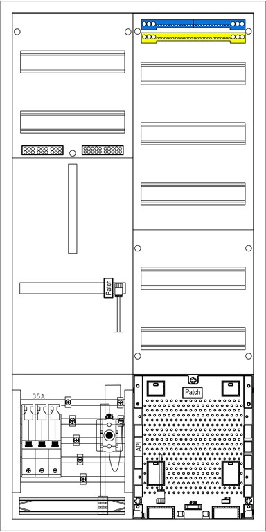 1St. F-Tronic ZE106APZ-0035-TCEHZ ZE106APZ-0035-TCEHZ, 1 ZP,, 1V mit APZ-Platz incl. APL-E-S, TCEHZ, SLS 35A 7120749