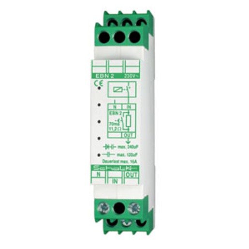 1St. Schalk EBN209 Einschaltimpulsstrom-Begrenzer 230V AC, 16A, 18 x 55 mm EBN 2