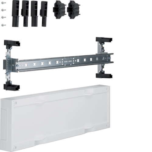 1St. Hager UD12A1 Baustein universN 150x500mm für Reihenklemmen waagerecht