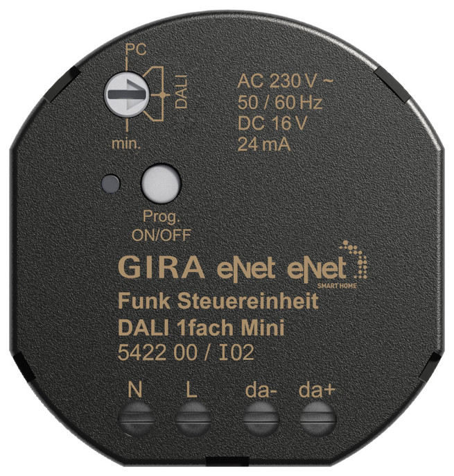 1St. Gira 542200 Funk Steuereinheit Mini DALI Gira eNet