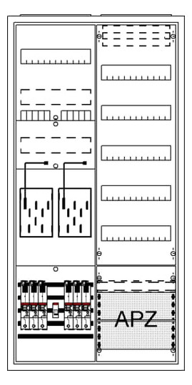 1St. STRIEBEL BA27LM7 BA27LM7 Komplettschrank, AP BKE-I, A27 2