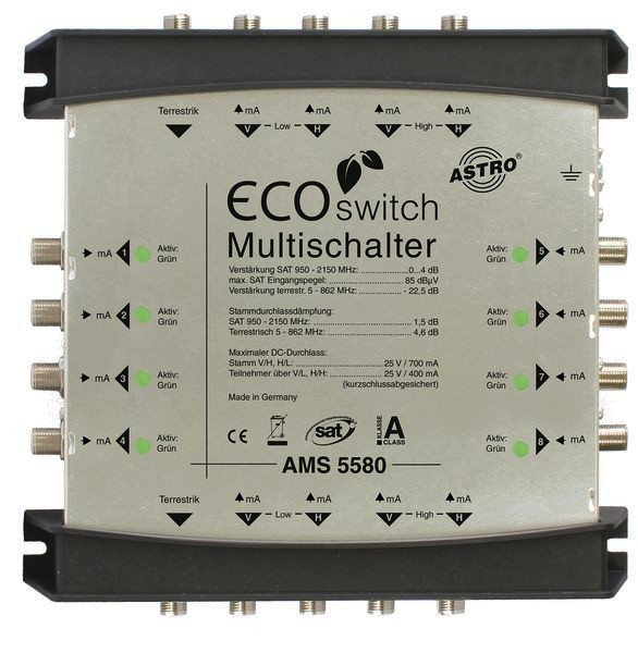 1St. Astro AMS 5580 ECOswitch Multischalter Kaskade