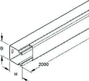 2m Niedax LLK 60.100 R LFK-Unterteil mit Deckel LLK60100R