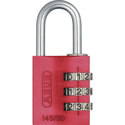 1St. Abus ABVS46615 145/30 rot mit EAN Alu.Zahlen-Kombinationsschloss