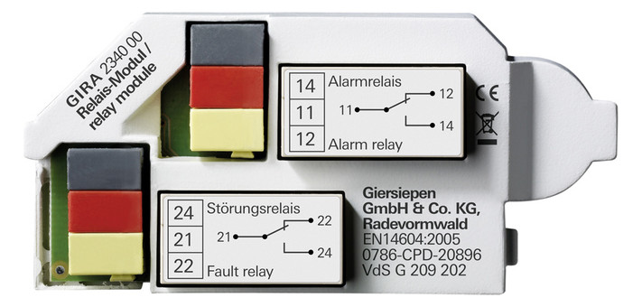 1St. Gira 234000 Relaismodul RWM Dual VdS Rauchmelder