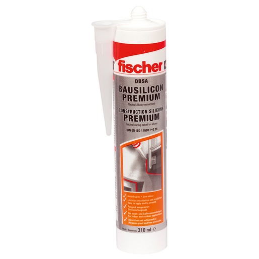 0,31L Fischer 053090 Bausilicon DBSA 310ml transparent DBSA TP (DE/EN)