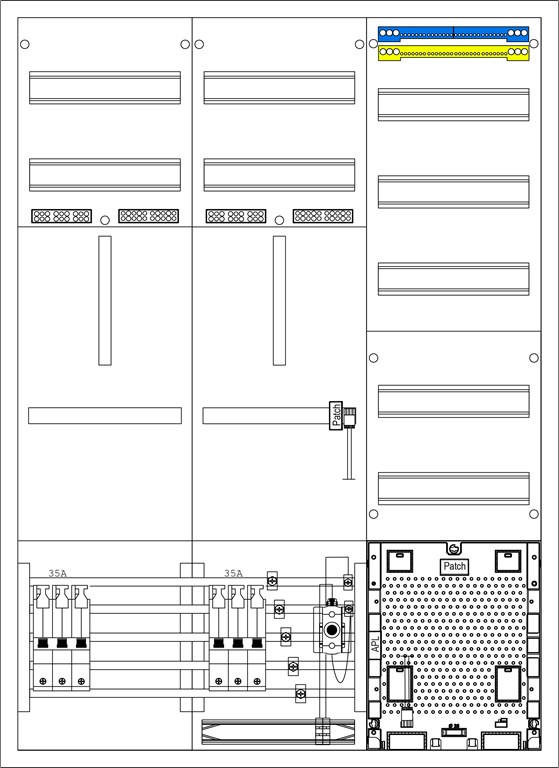 1St. F-Tronic ZE116APZ-0035-TCEHZ ZE116APZ-0035-TCEHZ, 2 ZP,, 1V mit APZ Platz incl. APL-E-S, TCEHZ, SLS 35A 7120754