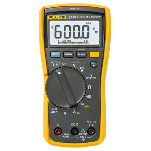 1St. Fluke 2583647 Digital-Multimeter 10A DV/AC-Messung m.Hintergrundbel. FLUKE-117 EUR