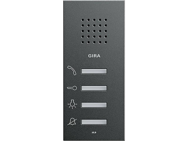 1St. Gira 125028 Wohnungsstation AP System 55 Anthrazit