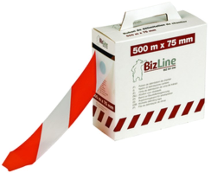 500m Bizline BIZ 351040 Absperrband 500m x 75mm x 0,3mm BIZ351040